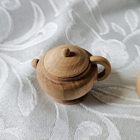 Vintage Wooden Cooking Set For Dolls - Picture 7 of 12